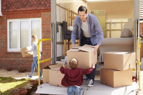 Removal van in Ilford ready for a residential move