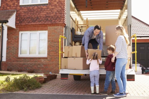 Removal team handling a home move in Ilford
