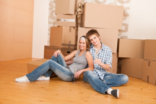 Local man and van moving household items in Ilford