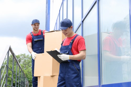Removal team handling a local house move in Ilford