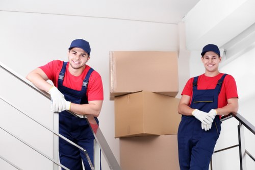 Careful loading for an apartment move in Ilford