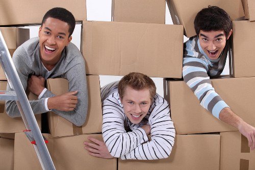 Removal van service helping with a move in Ilford