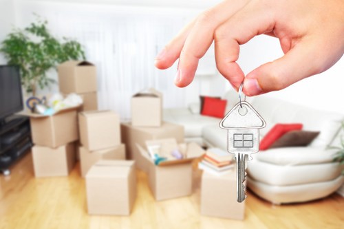 Careful loading of furniture and boxes for an Ilford relocation