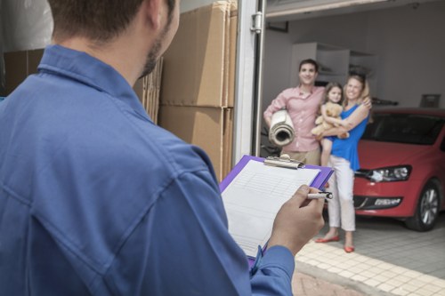 Man with van service helping with a local move in Ilford