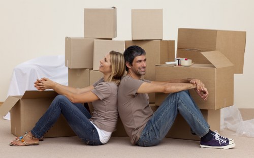 Flat removal service in Ilford with careful access planning