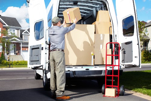 Safe removal van payment confirmation interface