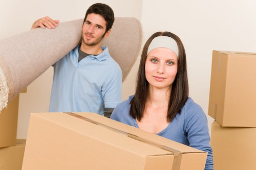 Moving truck and removal crew supporting a property move in Ilford